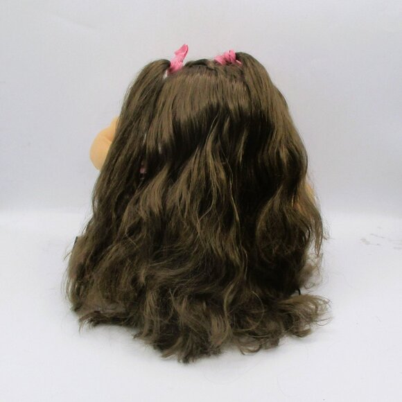 CPK 2011 Jakks Doll With Blue Eyes Long Brown Hair Black n Pink Heart Dress Whit - Picture 3 of 9